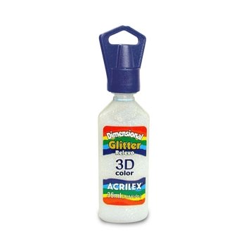 Dimensional Acrilex 35ML Glitter Cristal