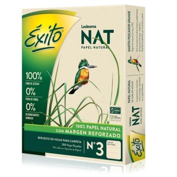 Repuesto 288 Exito Nat N3 Raya Papel Nat