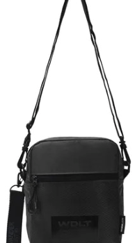 Morral Wanderlust Negro 2 Bolsillos