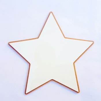 Pizarra Blanca Estrella 38X36