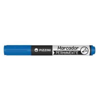 Marcador PIZZINI Permanente Pta Bisel Az