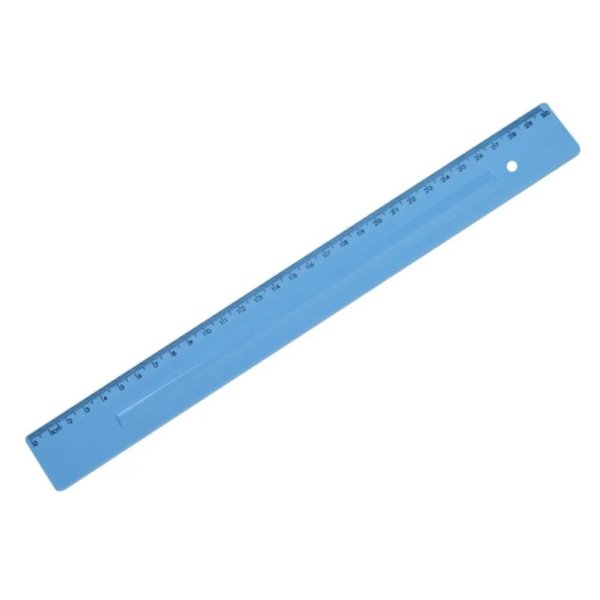 Regla Lexico de Acrilico 30CM Celeste