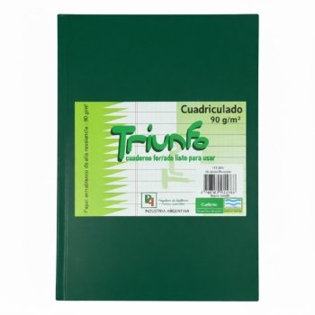 Cuaderno Triunfo 16X21 Cuadriculado 98HJ