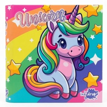 Carpeta esc 3x40 inkdrop unicornios 3003